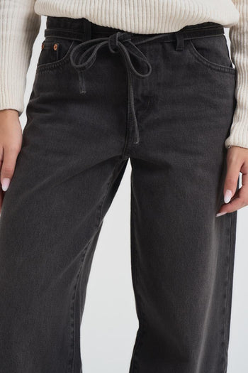 Jeans donna xl Straight in denim grigio - 4