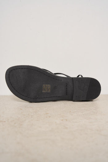 Sandalo donna alla schiava nero - 7