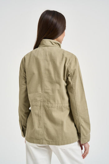 Giacca donna verde militare - 4
