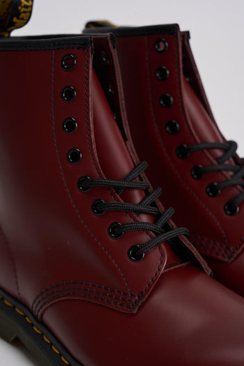 Stivale stringato donna 1460 bordeaux - 5