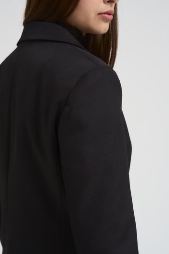 Giacca donna monopetto nera - 5