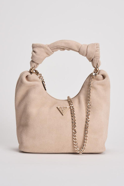 Borsa donna Isotta in suede rosa