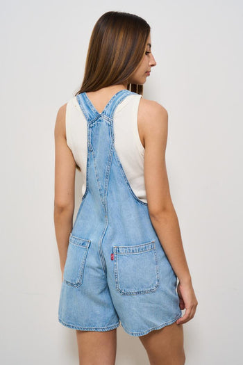 Salopette in denim chiaro - 7