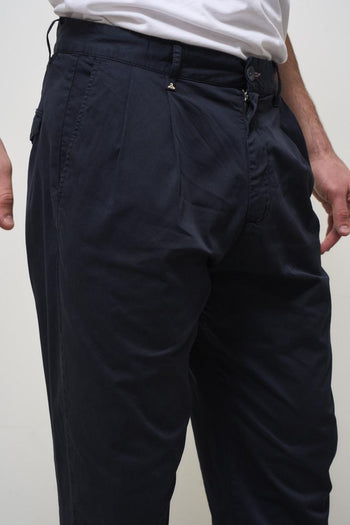 Midnight blue men's trousers - 6