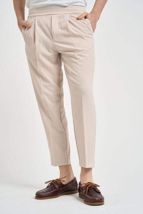 Pantalone uomo beige chiaro
