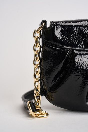 Borsa donna con logo nera - 5