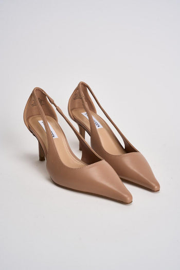 Scarpa donna con tacco cipria - 3