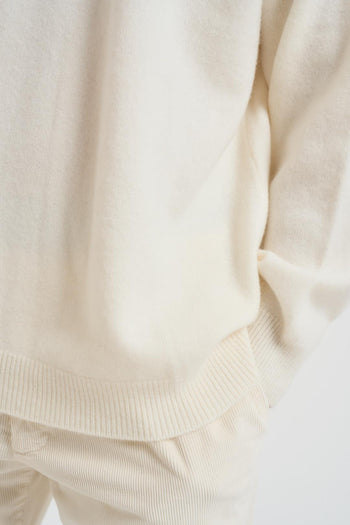 Maglia uomo girocollo panna - 3