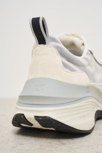 Sneakers donna bianche e grigie - 8