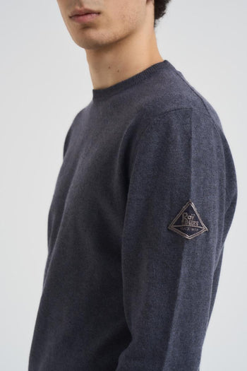 Maglia uomo girocollo grigia - 3