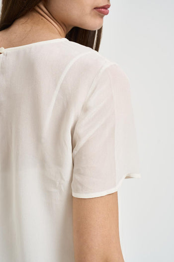 Blusa donna panna - 4