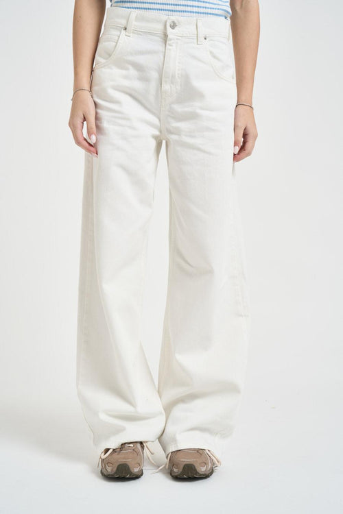 Jeans donna Mia in denim bianco
