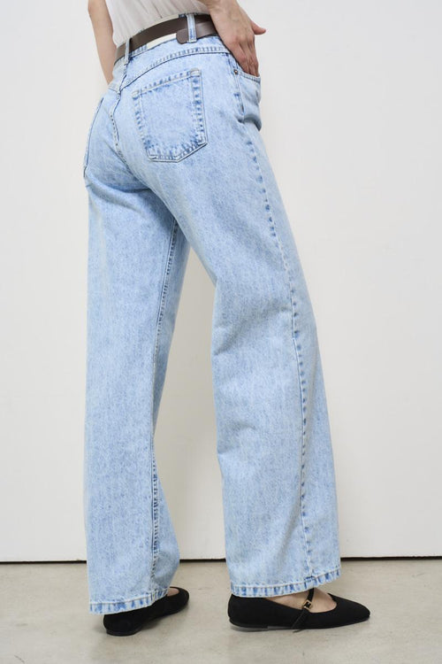 Women's jeans with belt - 2