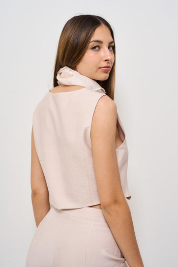 Completo abito donna rosa - 5