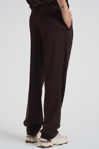 Pantalone uomo gamba dritta marrone - 5