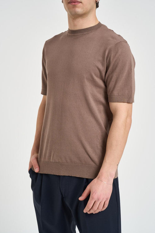 T-shirt uomo in maglia fango