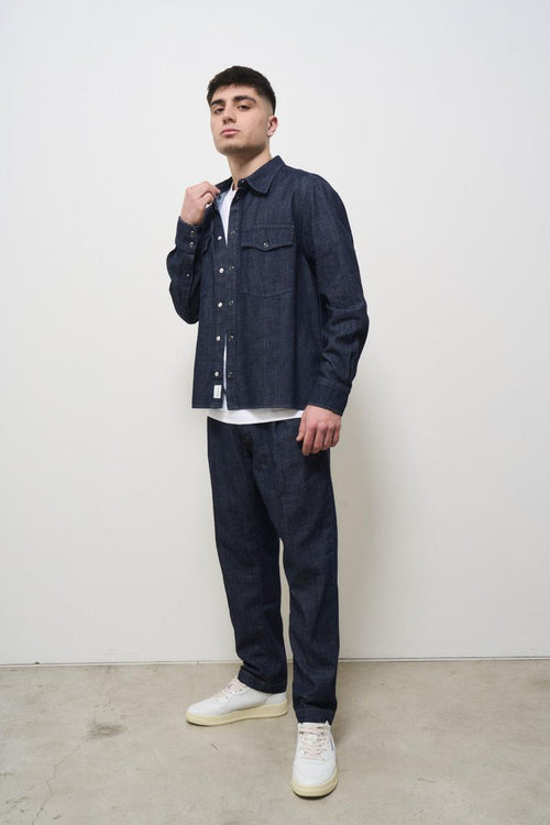 Men's Dark Denim Shirt