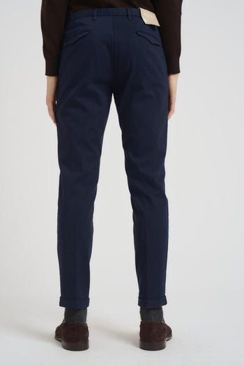 Pantalone uomo dritto blu - 3