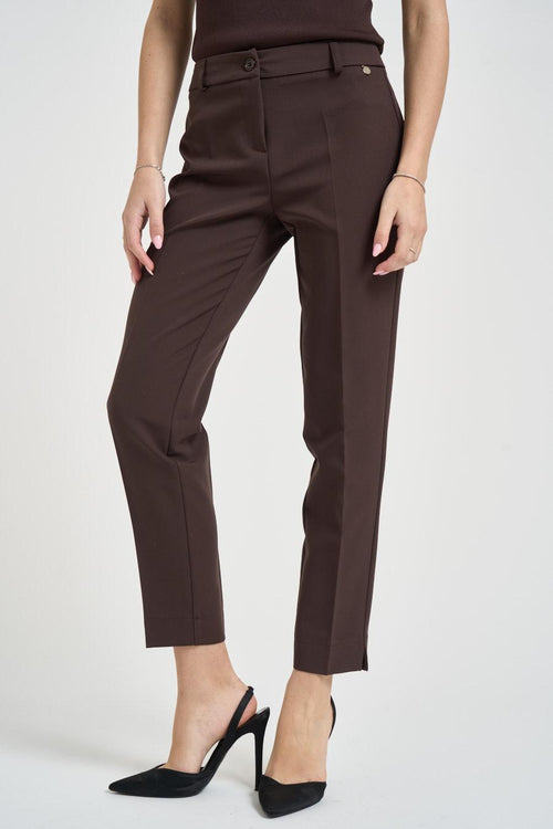 Pantalone donna a sigaretta moro - 2