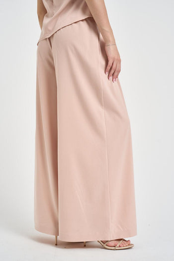 Abito con blusa e pantalone rosa cipria - 8