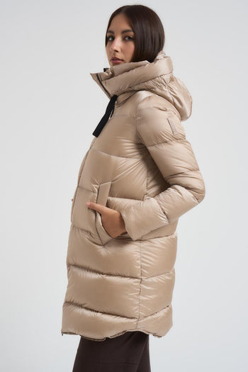 Piumino Geneva Jacket donna beige - 4