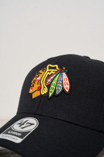 Cappellino uomo nero Mvp Chicago Blackhawks - 3