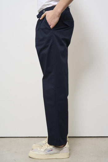 Pantalone uomo dritto blu notte - 3