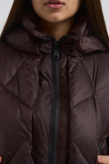 Piumino corto Eugenie marrone - 5