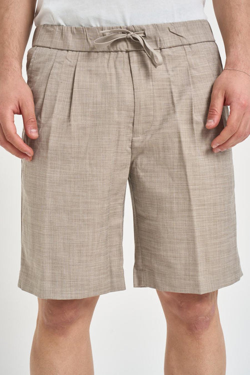 Bermuda uomo beige