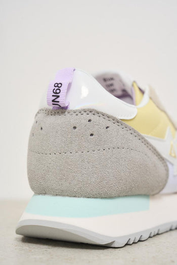 Sneakers donna multicolor giallo - 7