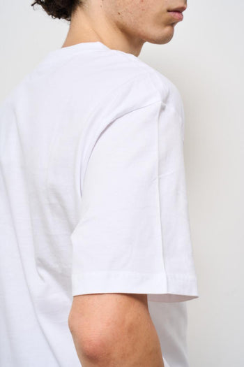 T-shirt uomo girocollo bianca - 4
