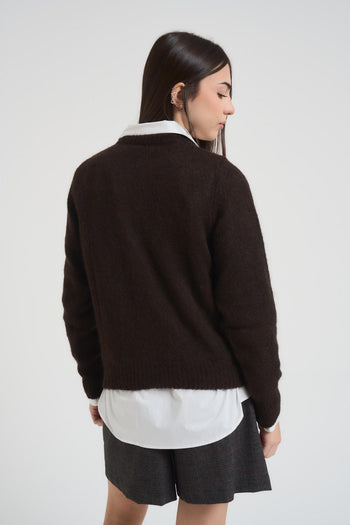 Cardigan donna testa di moro - 4