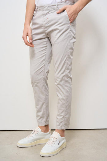 Pantalone uomo grigio perla - 3