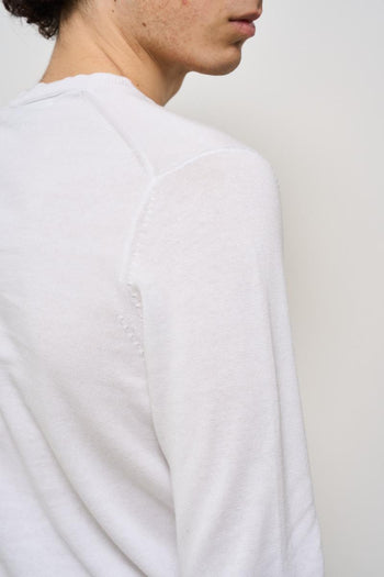 Maglia uomo girocollo bianca - 6