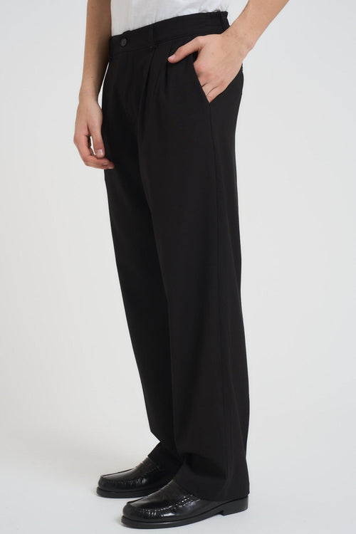 Pantalone uomo gamba dritta nero - 2