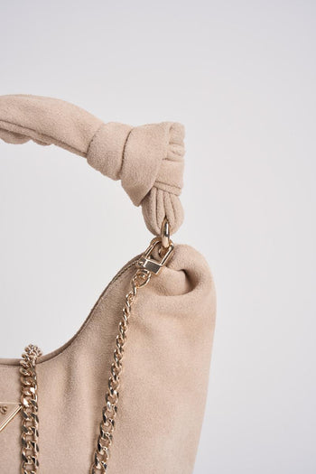 Borsa donna Isotta in suede rosa - 3