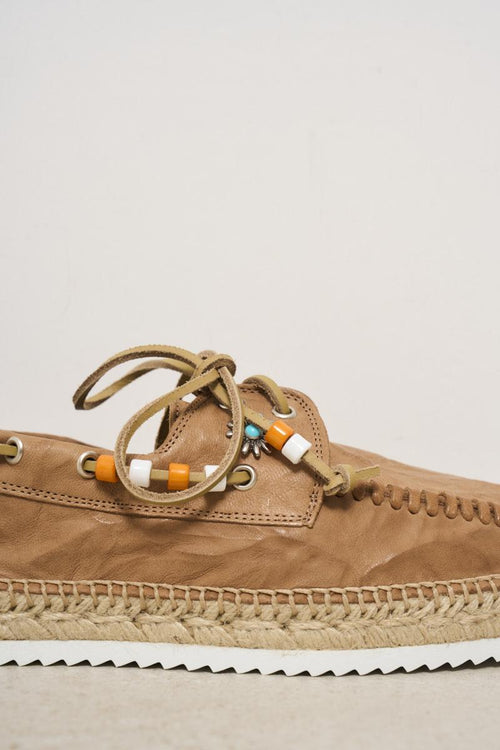 Mocassino uomo in suede marrone - 2