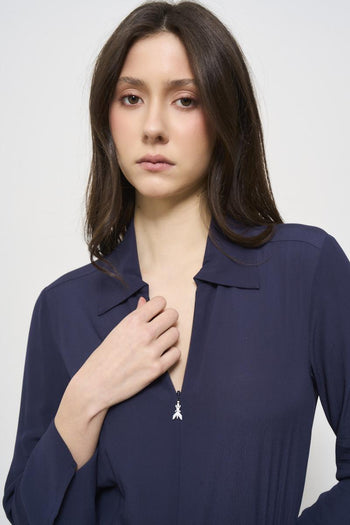 Tuta donna elegante blu - 5