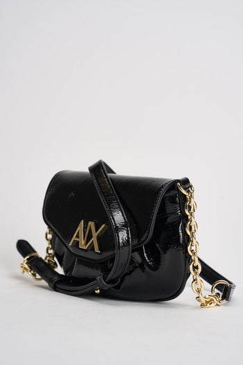 Borsa donna con logo nera - 3