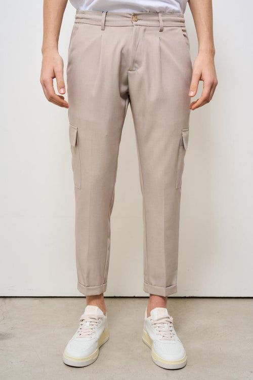 Pantalone uomo regular beige