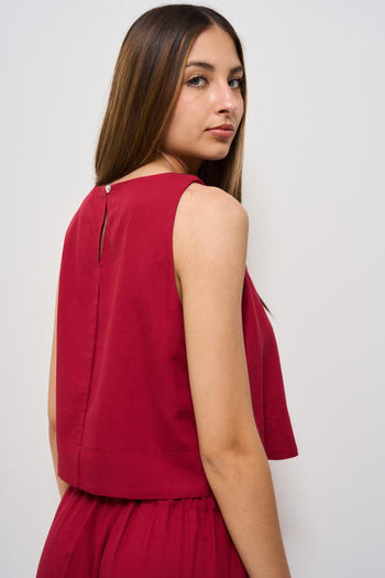 Completo abito donna rosso - 8