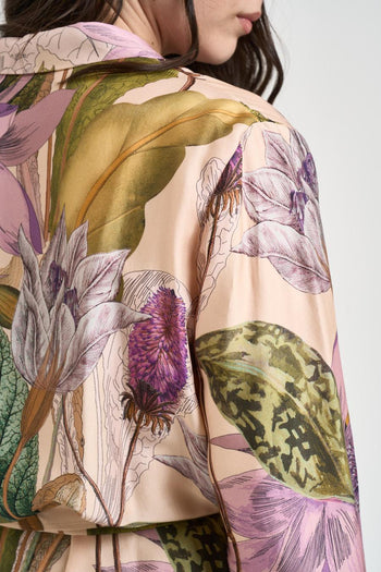 Blazer donna fluido stampa floreale - 5