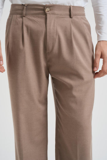 Pantalone uomo gamba dritta tortora - 5