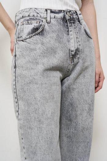 Jeans donna grigio - 5