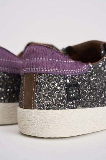 Sneakers donna Hill Low Calf glitter multicolor - 5