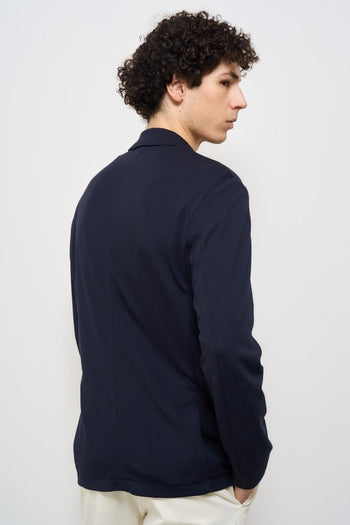 Giacca uomo blu monopetto - 6