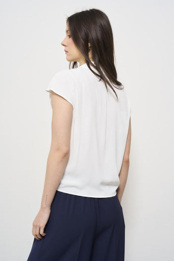 Blusa donna bianca - 4