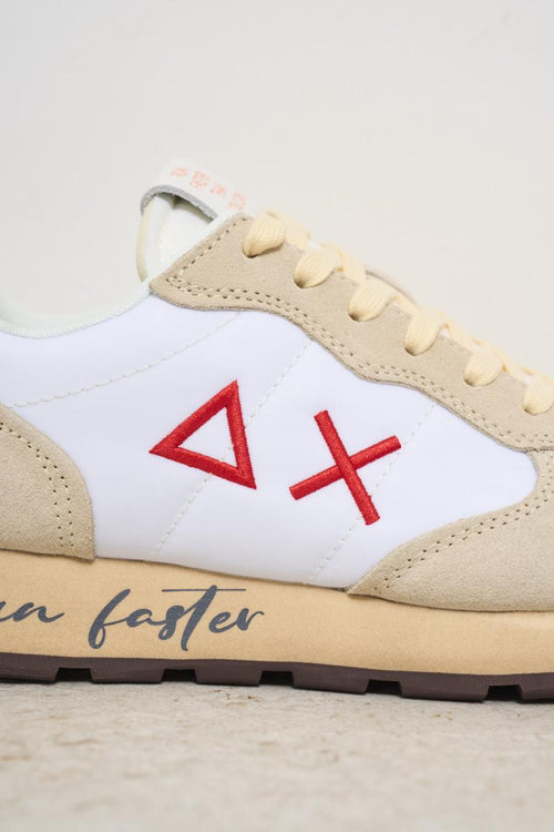 White and red men's sneakers - 2