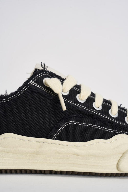 Sneakers uomo nere in canvas - 2