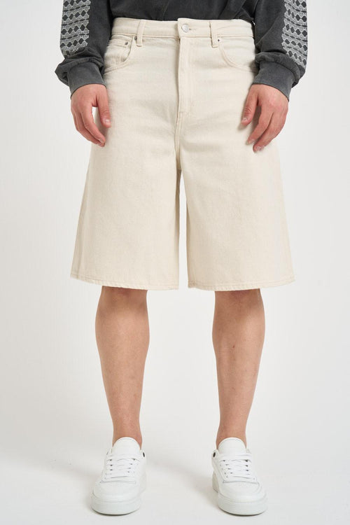 Bermuda uomo in denim burro